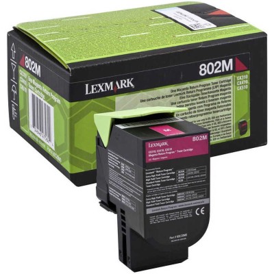 Lexmark 80C20M0 (802M) Kırmızı Orjinal Toner - CX310 / CX410