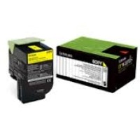 Lexmark 80C80Y0 (808Y) Sarı Orjinal Toner - CX410 / CX510 / CX310