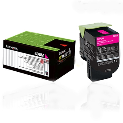 Lexmark 80C8XM0 Kırmızı Orjinal Toner - CX510
