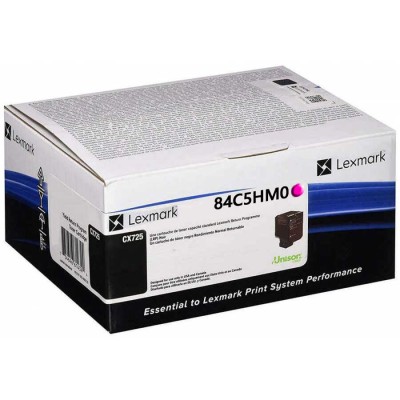 Lexmark 84C5HM0 Kırmızı Orjinal Toner Yüksek Kapasiteli CX725