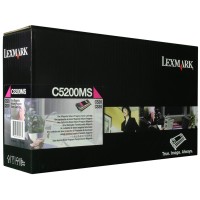 Lexmark C5200MS Kırmızı Orjinal Toner