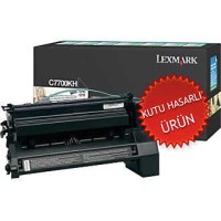 Lexmark C7700KH Siyah Orjinal Toner Yüksek Kapasite - C770 / C772