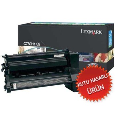 Lexmark C780H1KG Siyah Orjinal Toner - C780 / C782