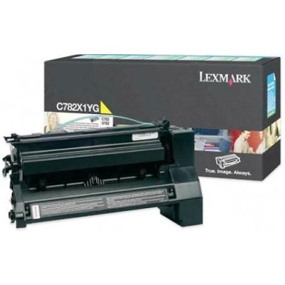 Lexmark C782X1YG Sarı Orjinal Toner - C782 / X782E