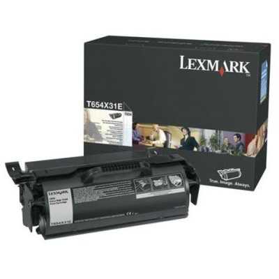 Lexmark T654X31E Siyah Orjinal Toner Yüksek Kapasite - T654