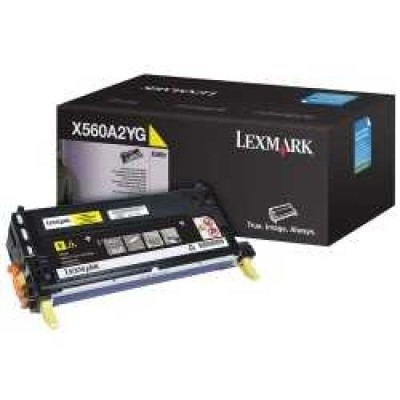 Lexmark X560A2YG Sarı Orjinal Toner - X560N