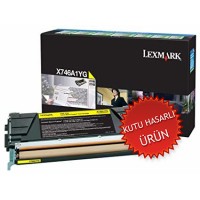Lexmark X746A1YG Sarı Orjinal Toner - X746 / X748 Lexmark X746A1YG Sarı Orjinal Toner - X746 / X748