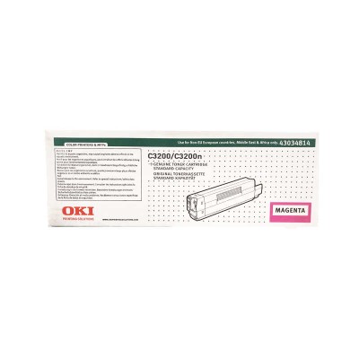 OKI 43034814 Kırmızı Orjinal Orjinal Toner - C3200