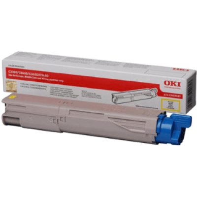 OKI 43459345 Sarı Orjinal Toner - C3300 / C3400