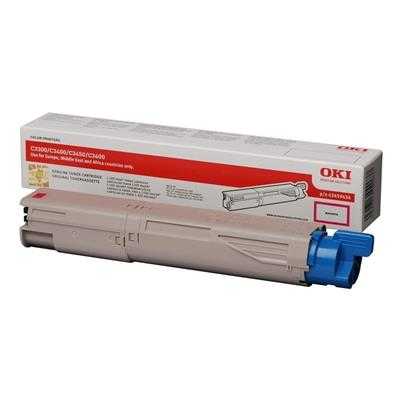 OKI 43459442 Kırmızı Orjinal Toner - C3300 / C3400