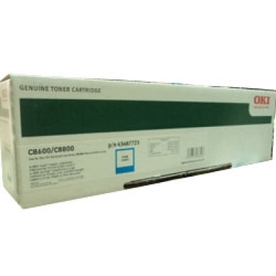 OKI 43487723 Mavi Orjinal Toner - C8600 / C8800