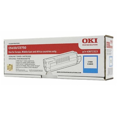 OKI 43872323 Mavi Orjinal Toner - C5650 / C5750