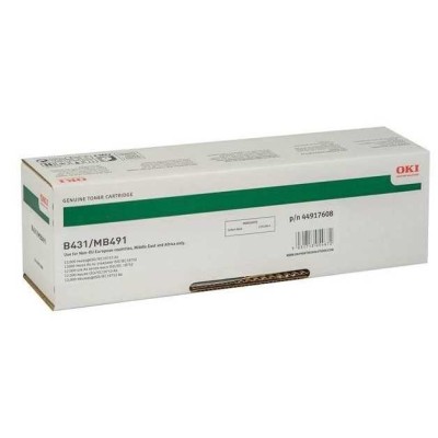 OKI 44917608 Siyah Orjinal Toner - B431 / MB491