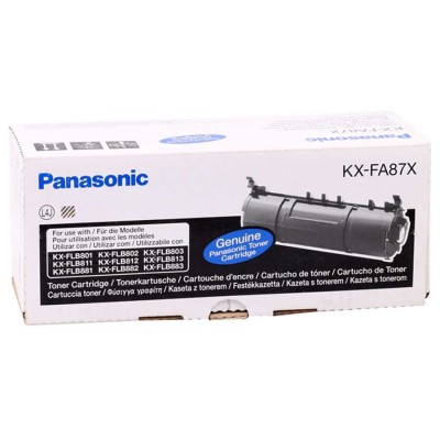 Panasonic KX-FA87X Siyah Orjinal Toner KX-FLB801, KX-FLB803, KX-FLB811