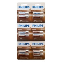 Philips LR6A12S/10 Alkaline Pil AA 12Lİ 6x2
