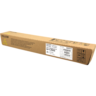 Ricoh 842017 MP-C3002 / MP-C3502 Sarı Orjinal Fotokopi Toneri