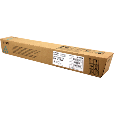 Ricoh 842019 MP-C3002 / MP-C3502 Mavi Orjinal Fotokopi Toneri