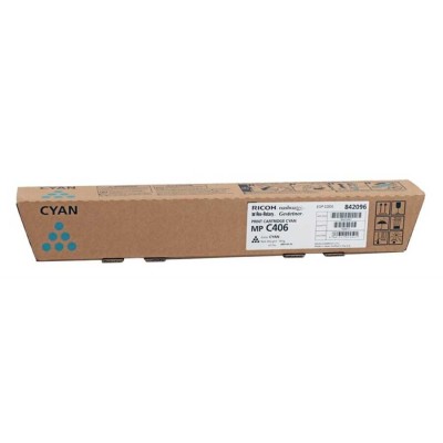 Ricoh 842096 MP-C306, MP-C307, MP-C406 Mavi Orjinal Toner