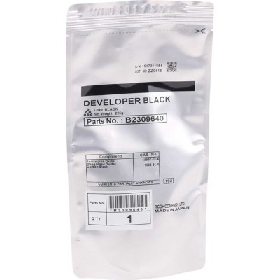 Ricoh D023-9640 Siyah Orjinal Developer - MP C2800 / MP C3300SPF / MP C4000SPF