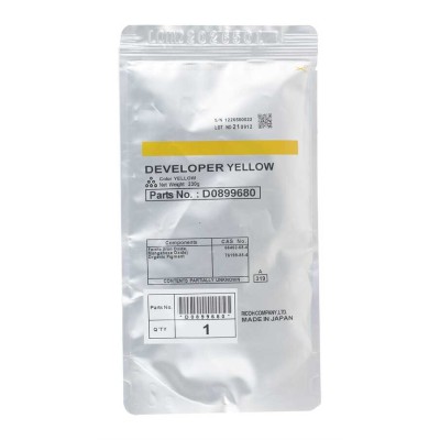 Ricoh D089-9680 Sarı Orjinal Developer - MP-C3001 / MP-C3501