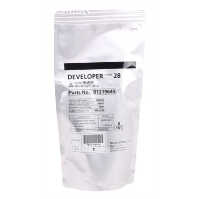 Ricoh Siyah Developer 888224 Afficio 2015 / 2018 / 2020 B1219640