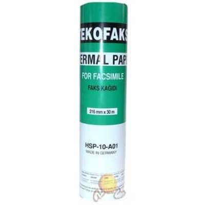 Tekofaks HSP-10-A31 Muadil Faks Kağıdı Termal Rulo - 210x30m