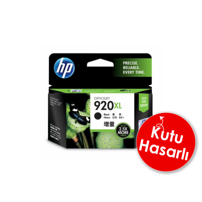 HP 920XL CD975A Siyah Orjinal Kartuş Yüksek Kapasite HP 6000 6500 G