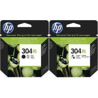 HP 304XL N9K07AE Siyah + Renkli Kartuş