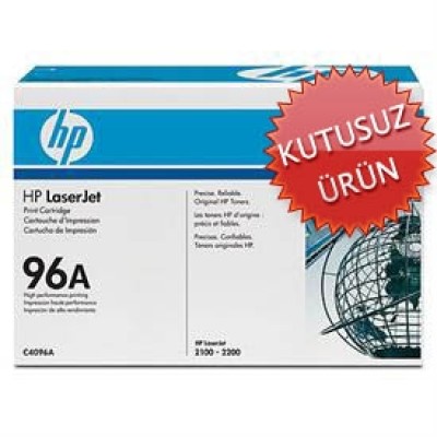 HP C4096A 96A Siyah Orjinal Toner LaserJet 2100