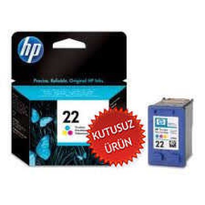 HP C9352A (22) Renkli Orjinal Kartuş (U) (T8656)