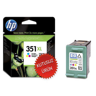 HP CB338EE (351XL) Renkli Orjinal Kartuş - Officejet J5740 (U) (T8691)
