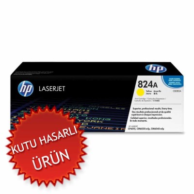HP CB382A (824A) Sarı Orjinal Toner - Laserjet CP6015 (C) (T15081)