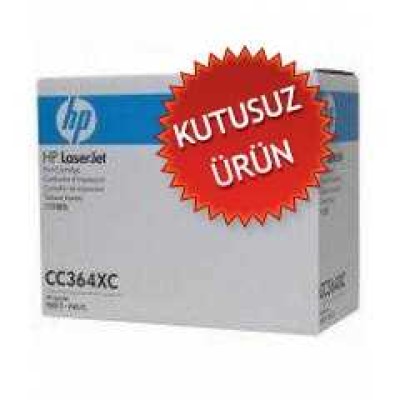 HP CC364XC (64X) Siyah Orjinal Toner - LaserJet P4015 Seali Çekilmiş (U) (T10097)