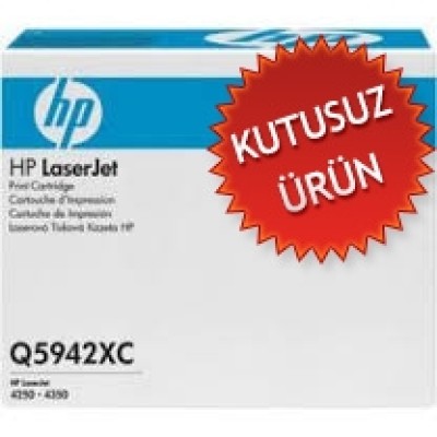 HP Q5942XC Siyah Orjinal Toner - Laserjet 4250 / 4350 (U) (T5697)