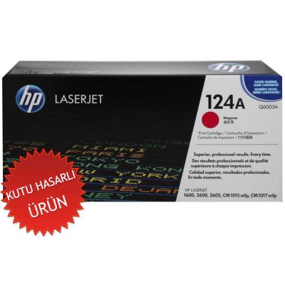 HP Q6003A (124A) Kırmızı Orjinal Toner - Laserjet 1600 (C) (T11446)
