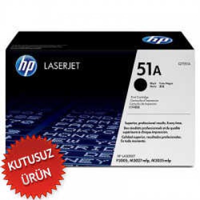 HP Q7551A (51A) Siyah Orjinal Toner