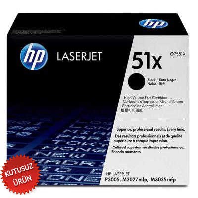 HP Q7551X 51X Siyah Orjinal Toner