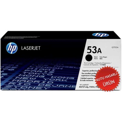 HP Q7553A (53A) Siyah Orjinal Toner - LaserJet P2014  (T3785)