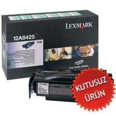 Lexmark 12A8425 Orjinal Toner - T430 (U) (T9014)