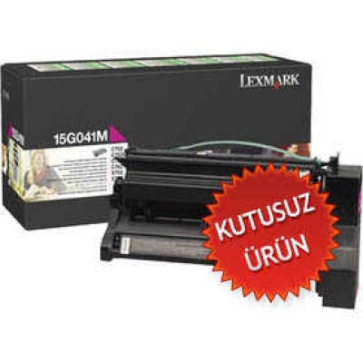 Lexmark 15G041M Kırmızı Orjinal Toner C752 / C760 (U) (T4563)