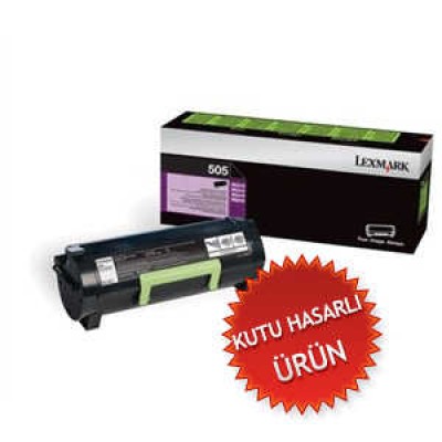 Lexmark 50F5U00 (505U) Siyah Orjinal Toner Ultra Yüksek Verimli - MS610de (C) (T7631)