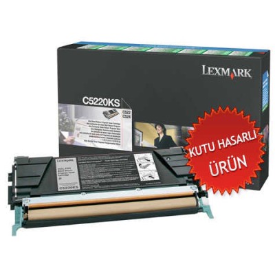 Lexmark C5220KS Siyah Orjinal Lazer Toner
