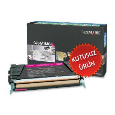 Lexmark C734A1MG Kırmızı Orjinal Toner - C734 / C736 (U) (T9064)
