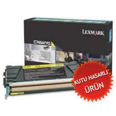 Lexmark C746A1YG Sarı Orjinal Toner - C746 / C748 (C) (T7612)