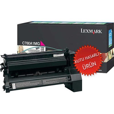 Lexmark C780A1MG Kırmızı Orjinal Toner - C780 / C782 (C) (T8781)