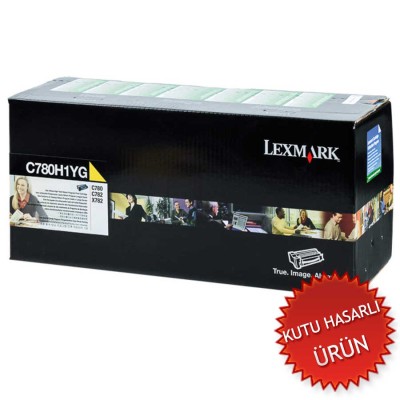 Lexmark C780H1YG Sarı Orjinal Toner - C780 / C782  (T11617)