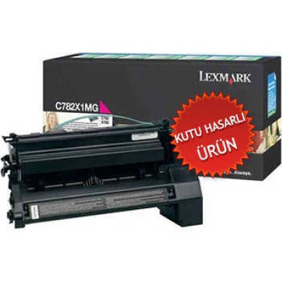 Lexmark C782X1MG Kırmızı Orjinal Toner - C782 / X782e (C) (T9631)