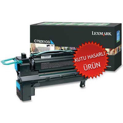 Lexmark C792X1CG Mavi Orjinal Toner Yüksek Kapasite - C792 (C) (T8757)