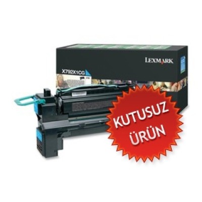Lexmark X792X1CG (X792) Mavi Orjinal Toner - X792de (T4068)