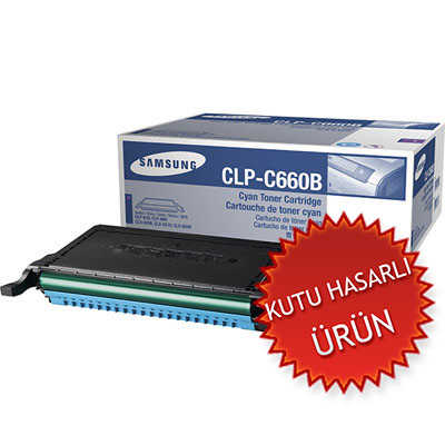 Samsung CLP-C660B /SEE Mavi Orjinal Toner - CLP-610 / CLP-660 (C) (T8739)